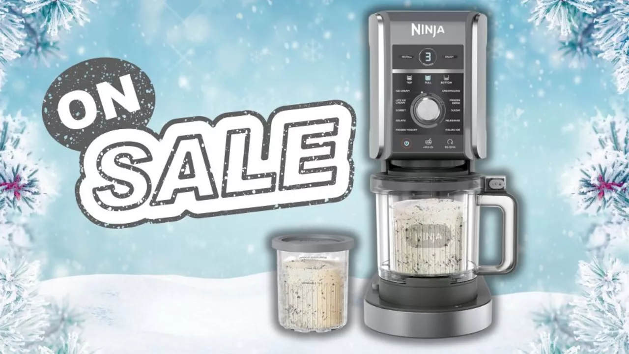 Ninja CREAMi Deluxe Ice Cream Maker on Sale for Christmas