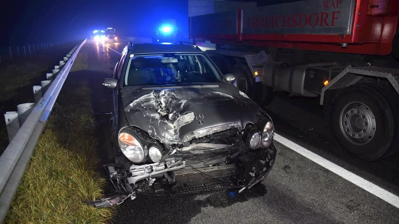 Auffahrunfall auf der A3 bei Ebreichsdorf