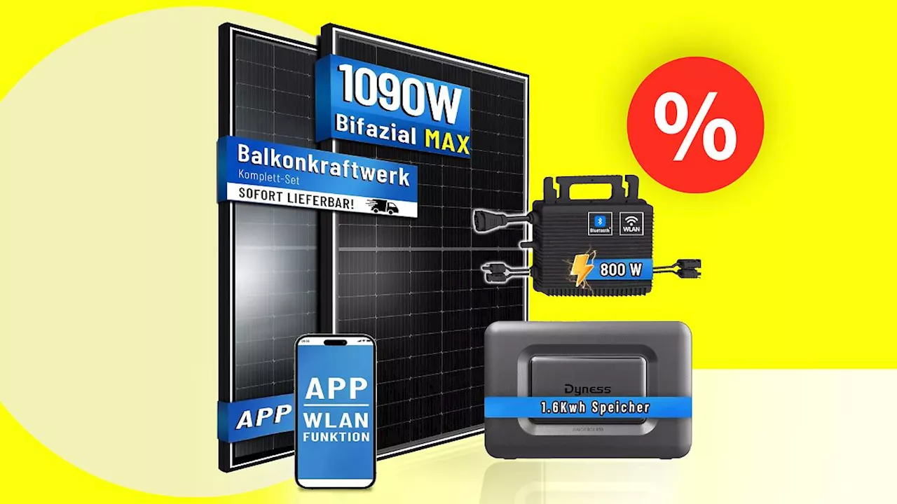 Balkonkraftwerk mit Speicher für 560 Euro - Too good to be true?