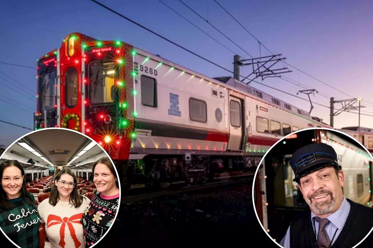 Metro-North Runs First-Ever Holiday Lights Train