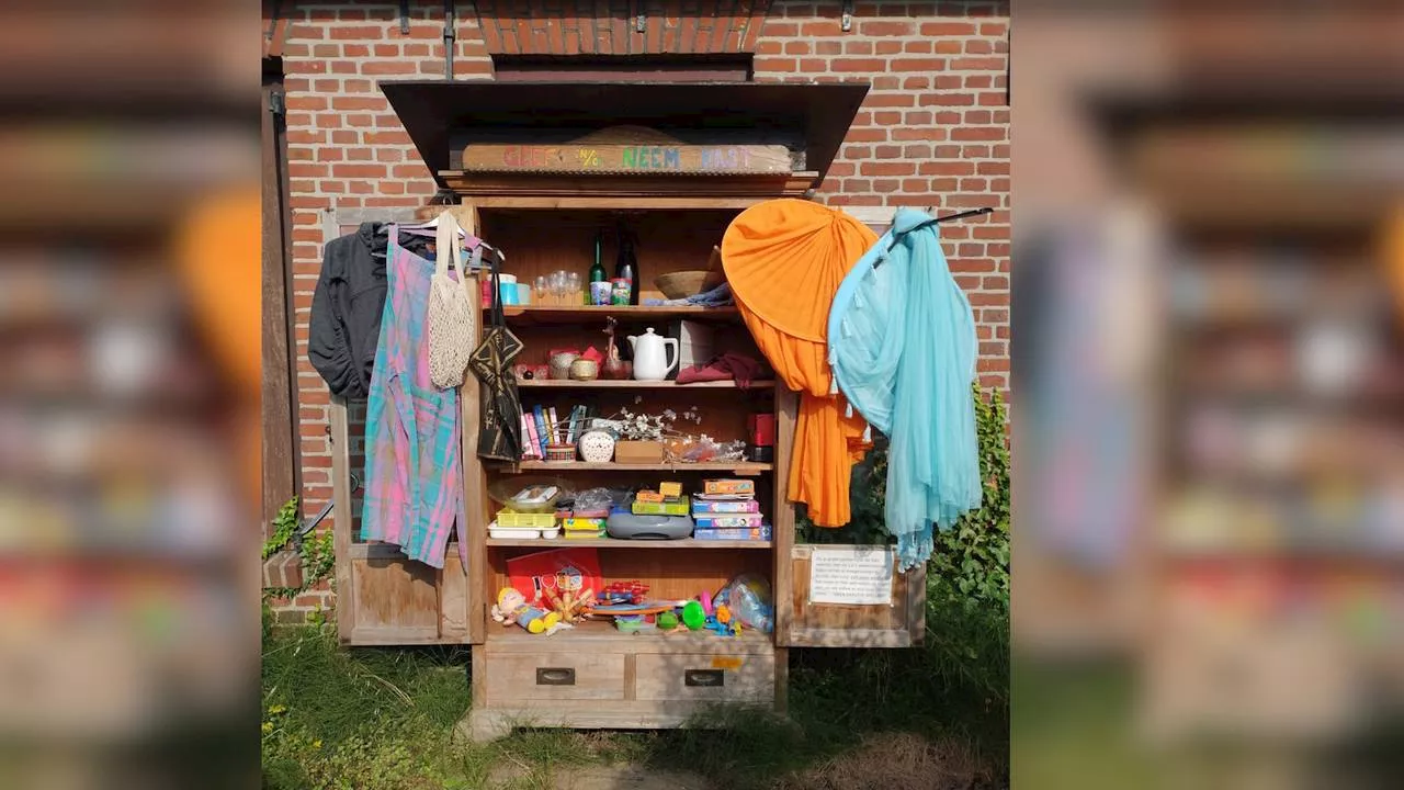 Postbezorger laat pakket achter in weggeefkast, nu is de inhoud kwijt