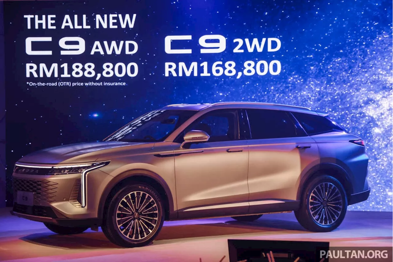 Jaecoo C9 SUV Launched in Malaysia