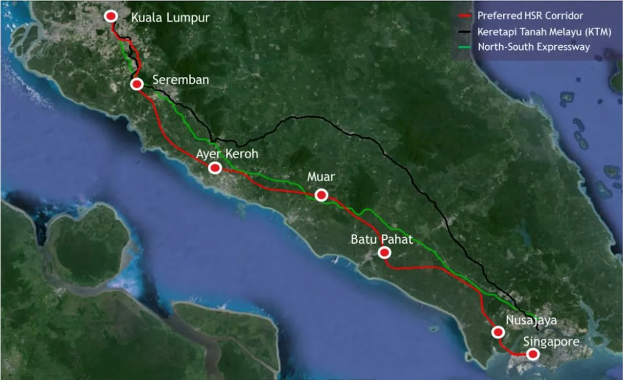 Malaysia and Singapore Postpone KL-Singapore HSR Project