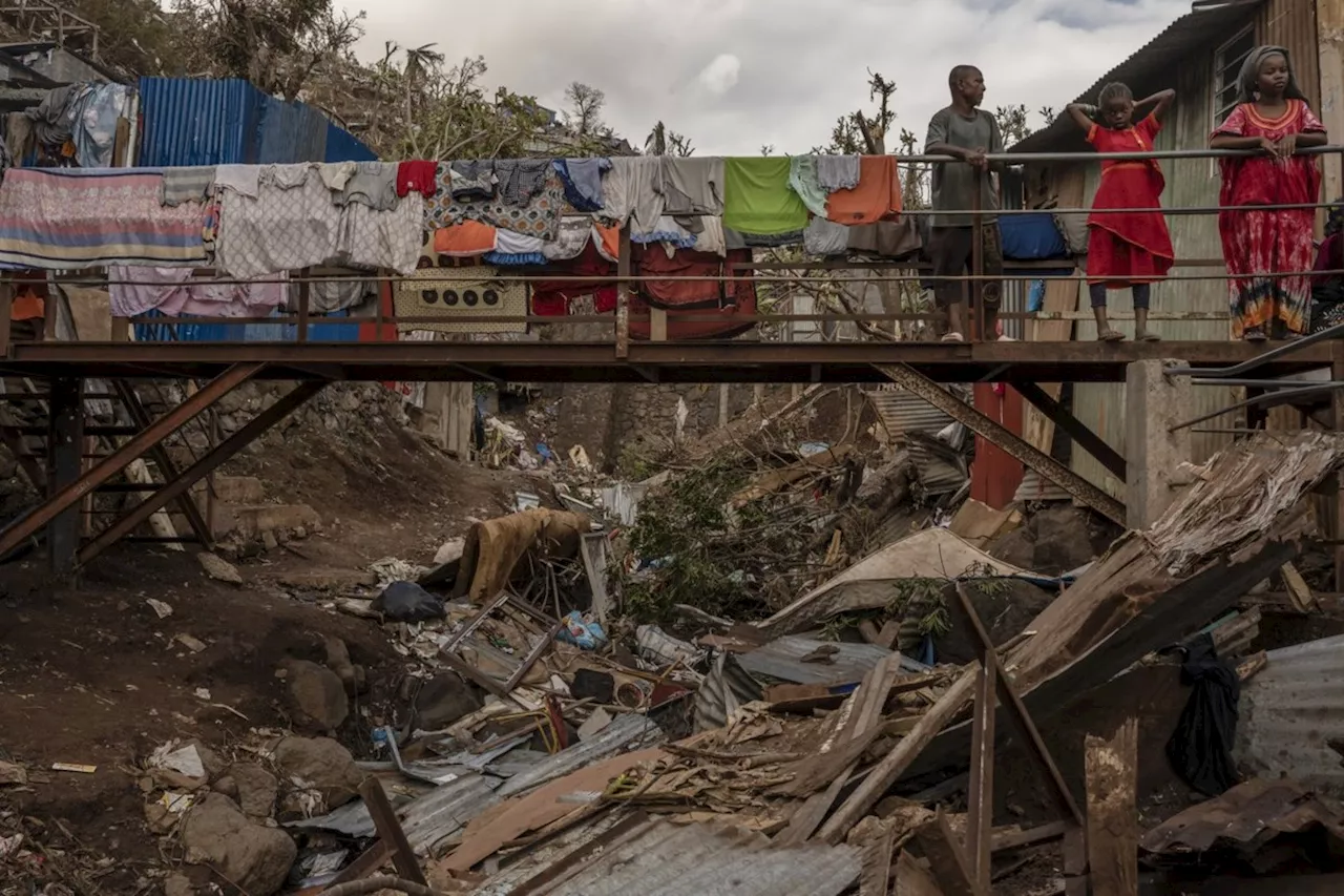 France's Macron visits cyclone-wrecked Mayotte as residents urge for water, food and other aid