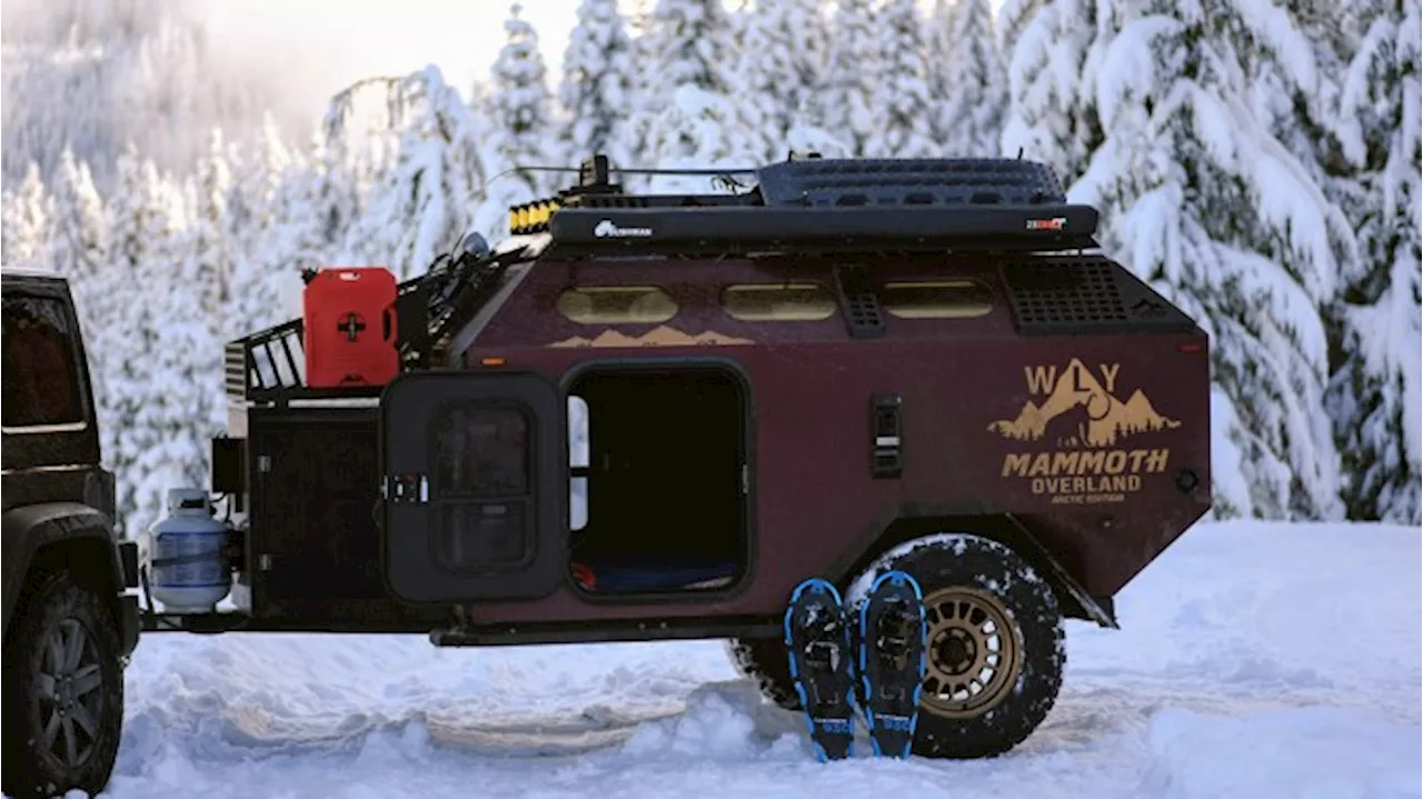 Classic Rolls-Royce Converted into Electric, Off-Grid Trailer