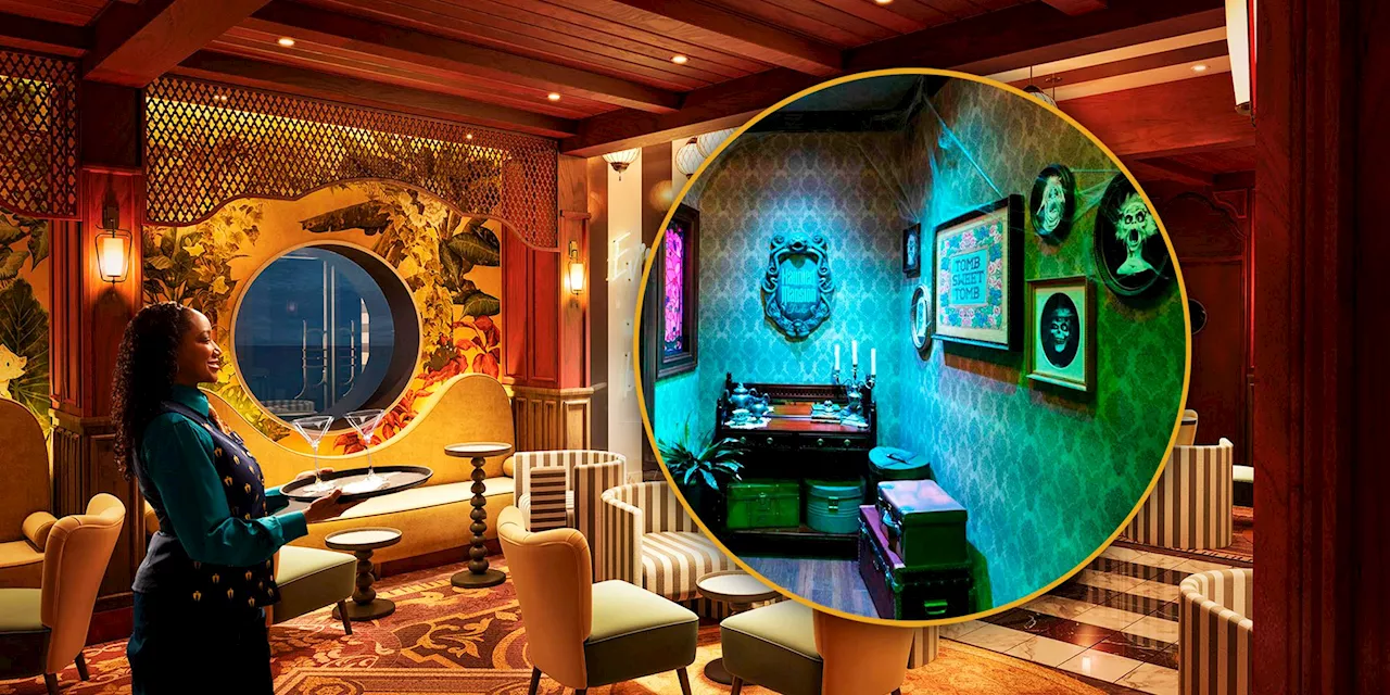 Disney Treasure's Adventure-Themed Lounges Offer a Magical Escape