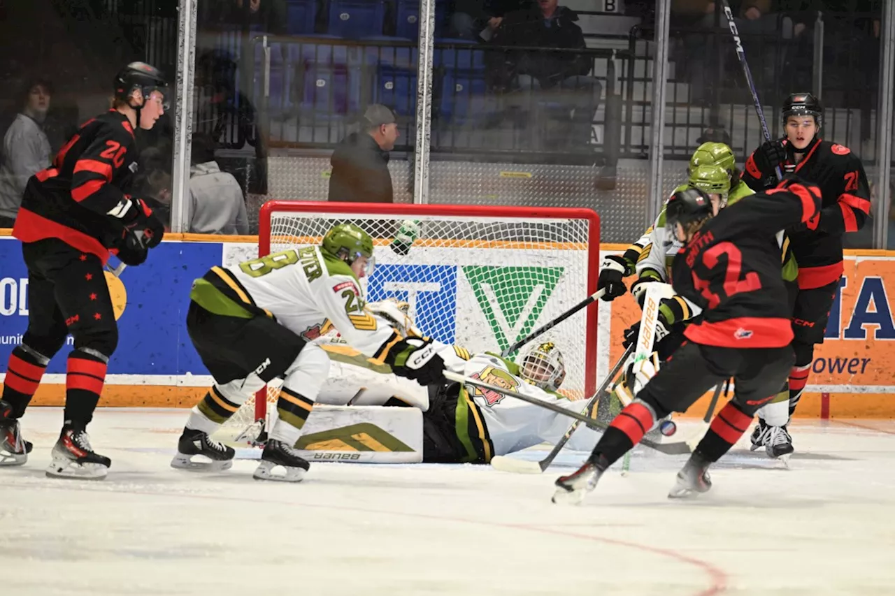 Soo Greyhounds Dominate North Bay Battalion in 4-1 Victory