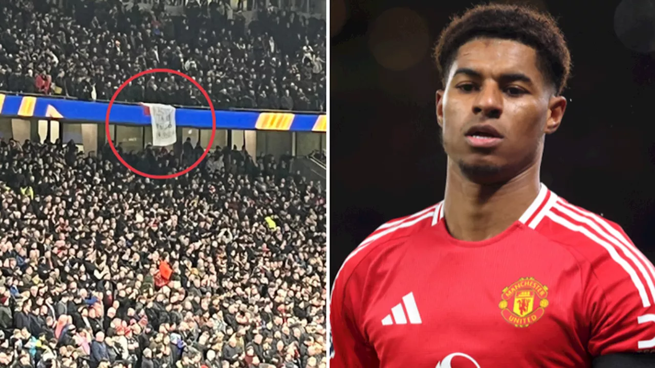 Manchester United Fans Condemn 'Anti-Rashford' Banner at Tottenham