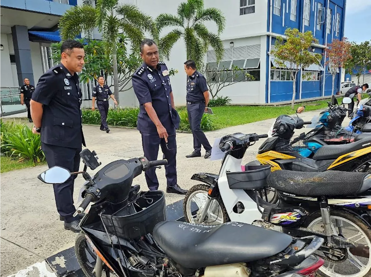 Ex-Convict Busted as Mastermind of Motorcycle Theft Gang in Kota Kinabalu