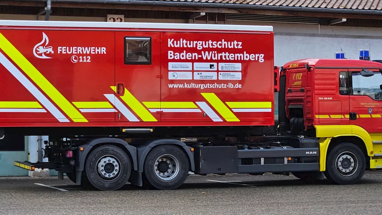 Mobiler Container zur Rettung von Kulturgütern nach Katastrophen