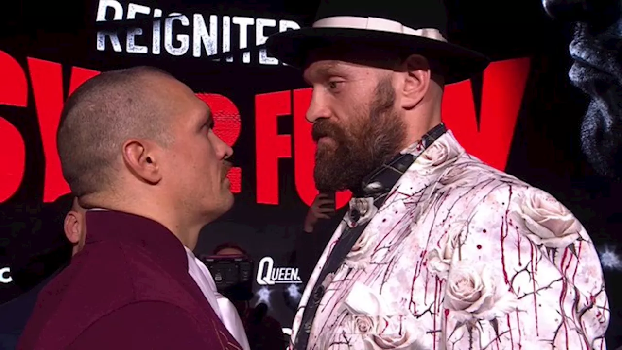 Fury and Usyk Engage in Record-Breaking 11-Minute Face-Off