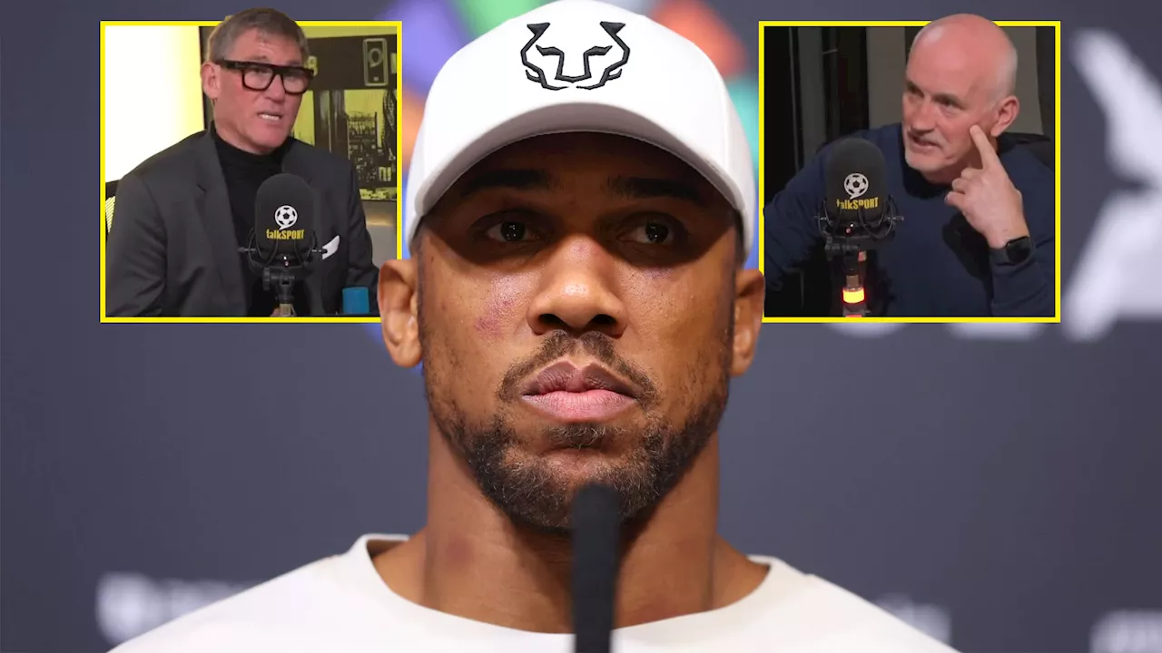 Simon Jordan and Barry McGuigan Advise Anthony Joshua to Retire