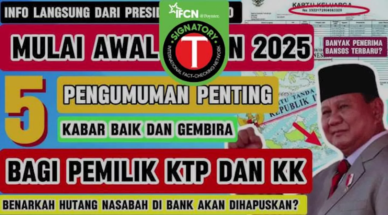 Benarkah Penghapusan Utang Nasabah Bank oleh Presiden Prabowo?