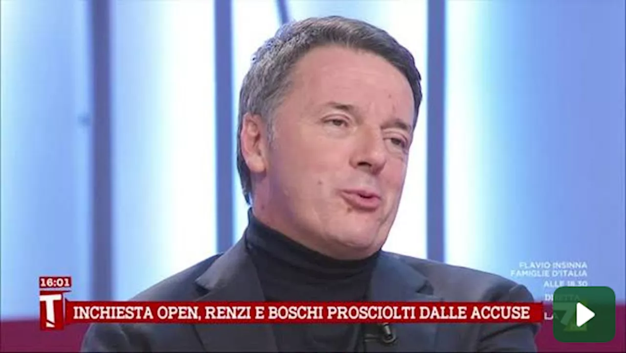 Renzi: 'Ingiustizia per cinque anni'