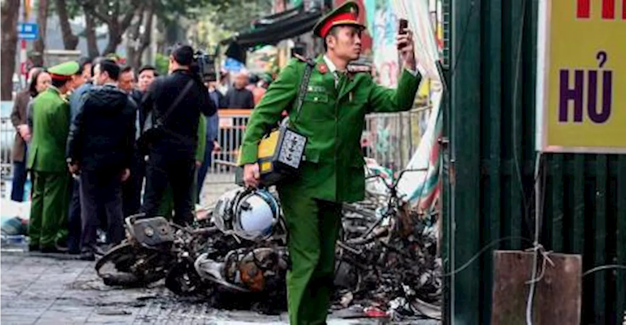 Vietnam police arrest man in Hanoi cafe fire that killed 11