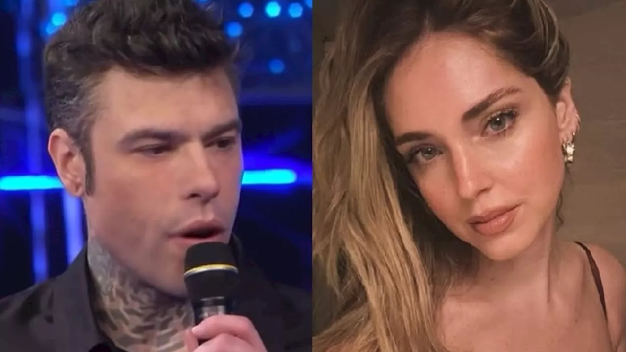 Fedez a Sanremo su Rai 1, ma Chiara Ferragni non lo fa vedere ai bambini