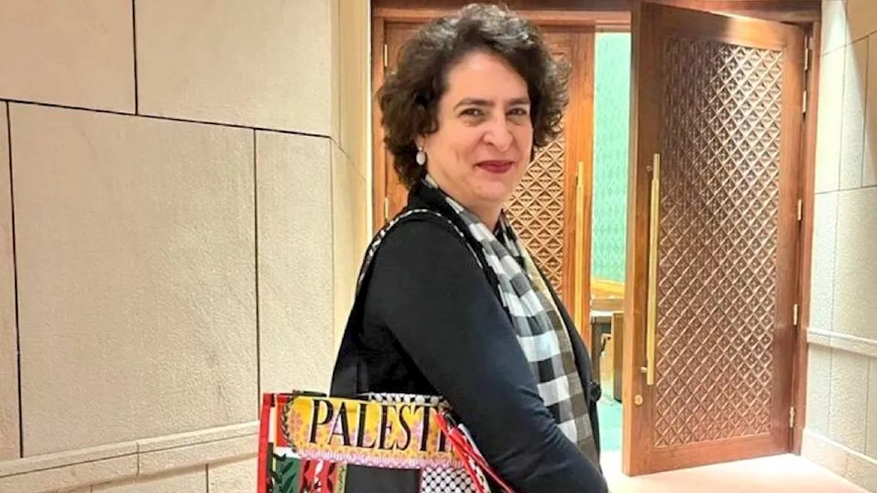 Priyanka Gandhi's Palestinian Solidarity Tote Bag Sparks Backlash in India