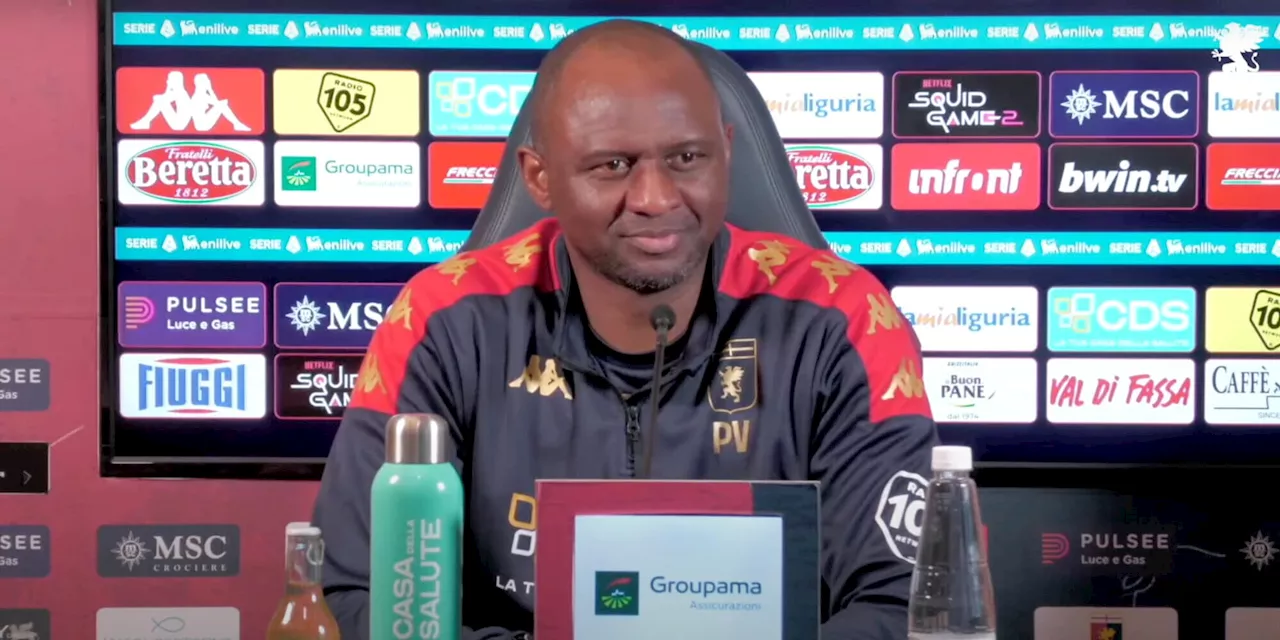 Nuovo Socio, Stabilità e Sfida con il Napoli: Vieira parla di Genoa