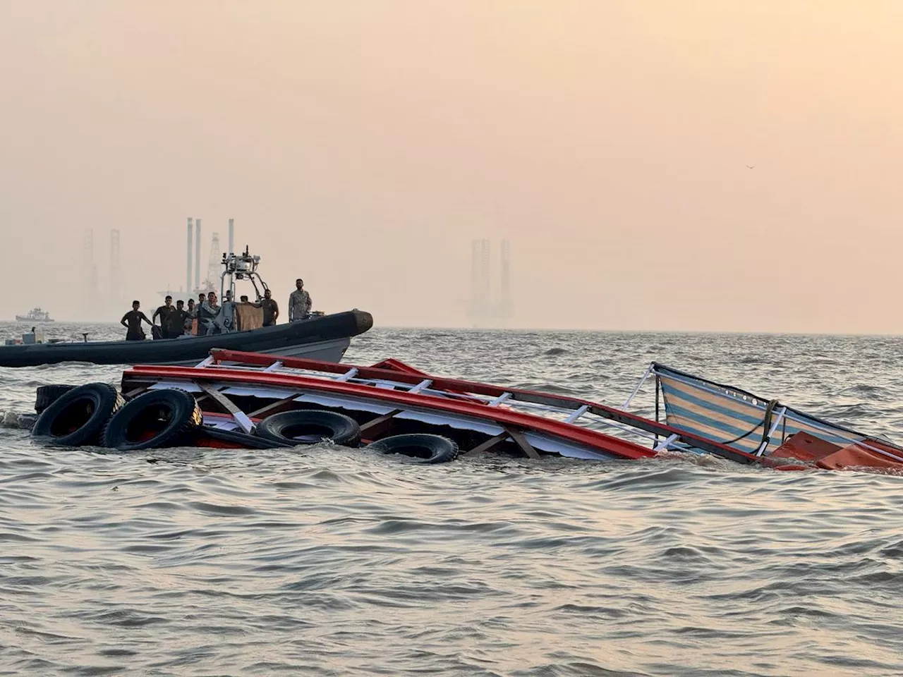 Indian Navy Boat Crashes into Passenger Ferry, 13 Killed