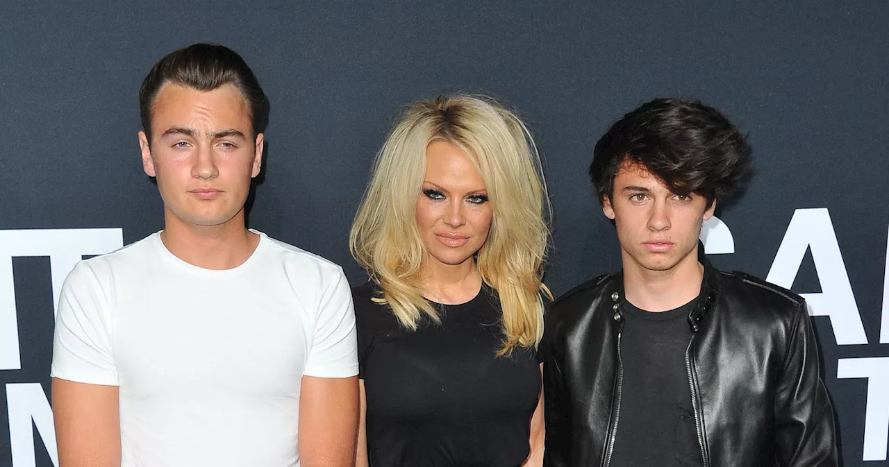 Pamela Anderson, Tommy Lee’s Photos With Sons Brandon, Dylan