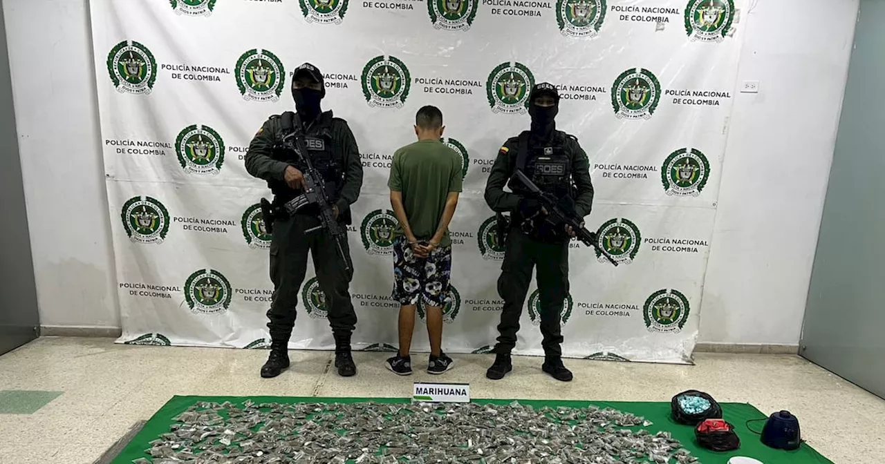 Capturado con la marihuana que iba a vender en las ‘ollas’ de Bucaramanga