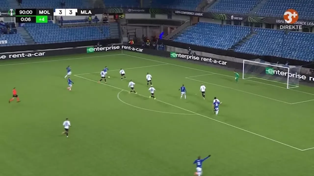 Molde videre i conferenceligaen – overtidsmål ga 4-3 over Mlada Boleslav