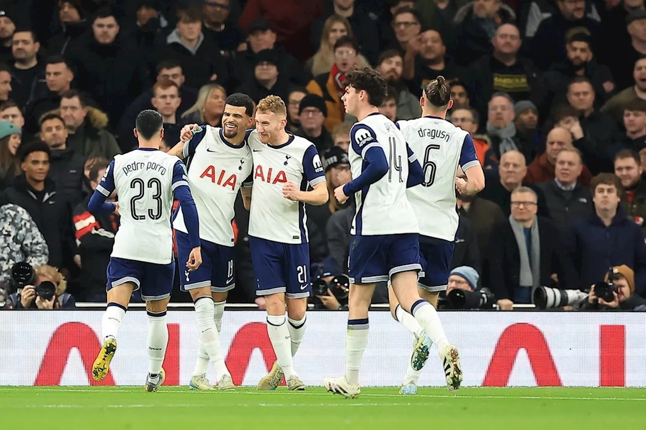 Tottenham verslaat Manchester United in League Cup