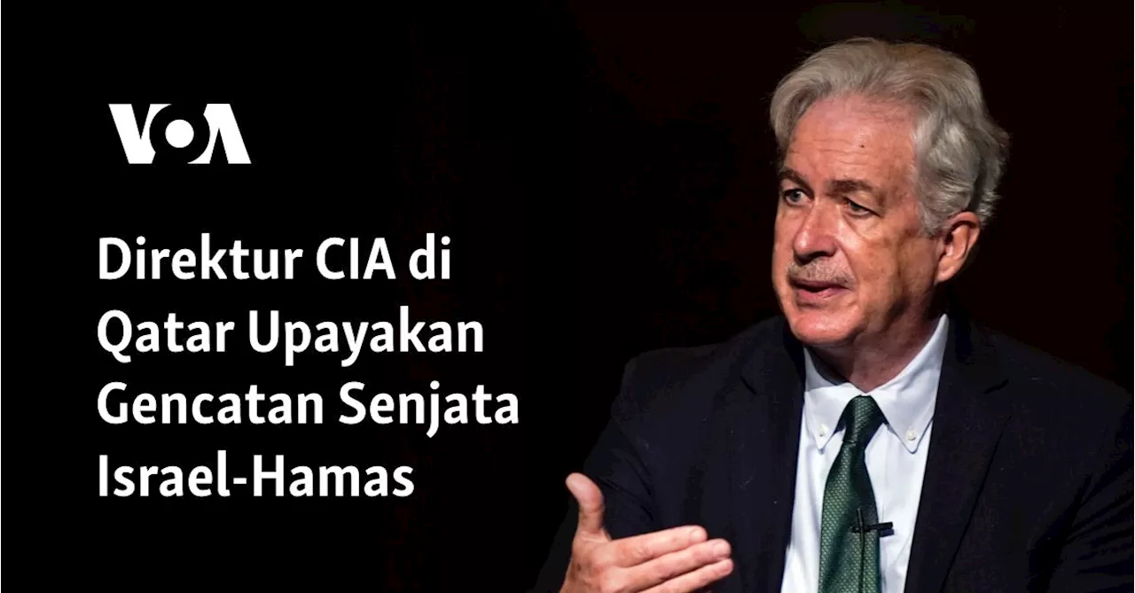 CIA Direktur William Burns Datang ke Qatar untuk Mediasi Perang Israel-Hamas