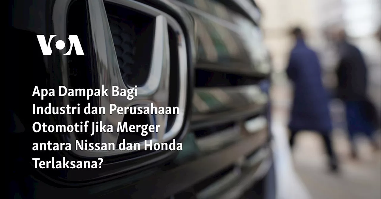 Nissan dan Honda Diskusikan Kolaborasi, Saham Nissan Melejit