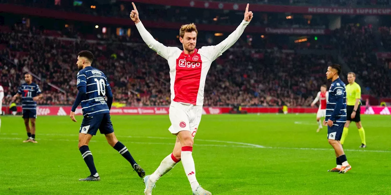 Ajax wint overtuigend van Telstar in KNVB Beker