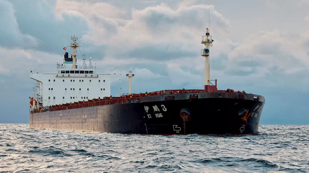 Chinesisches Schiff nach Kabelbeschädigung in Ostsee wieder frei