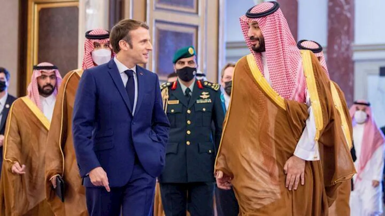 Papa Macron ne Saudi Arabia mein state visit start kiya jab France ke minority government ko vote of no confidence se dhoka hua tha