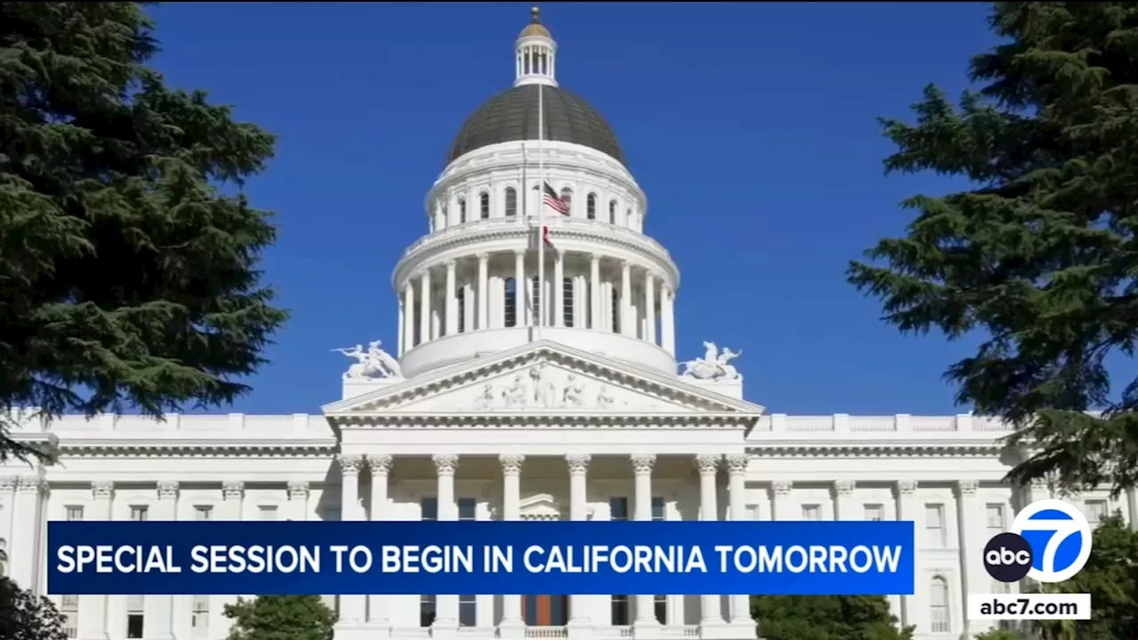 California Legislature starts special session Monday to 'Trump-proof' the state