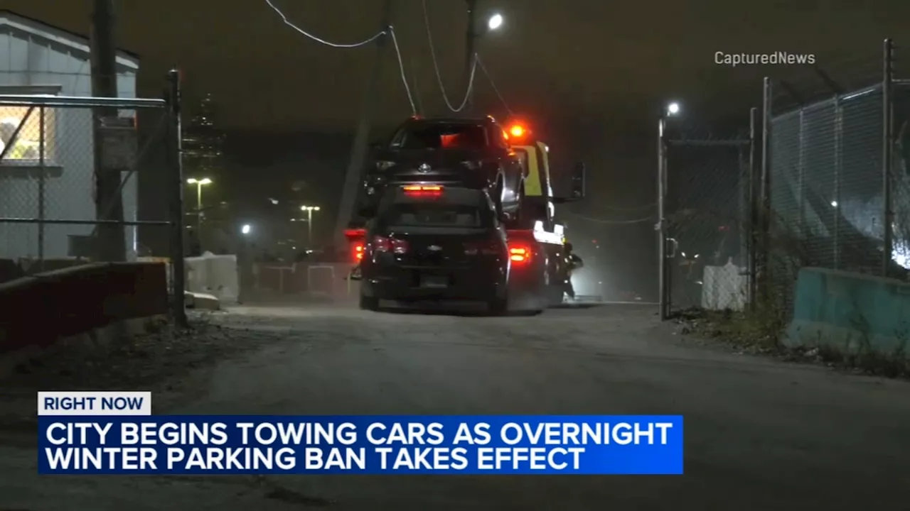 Chicago begins towing cars with winter overnight parking ban in effect