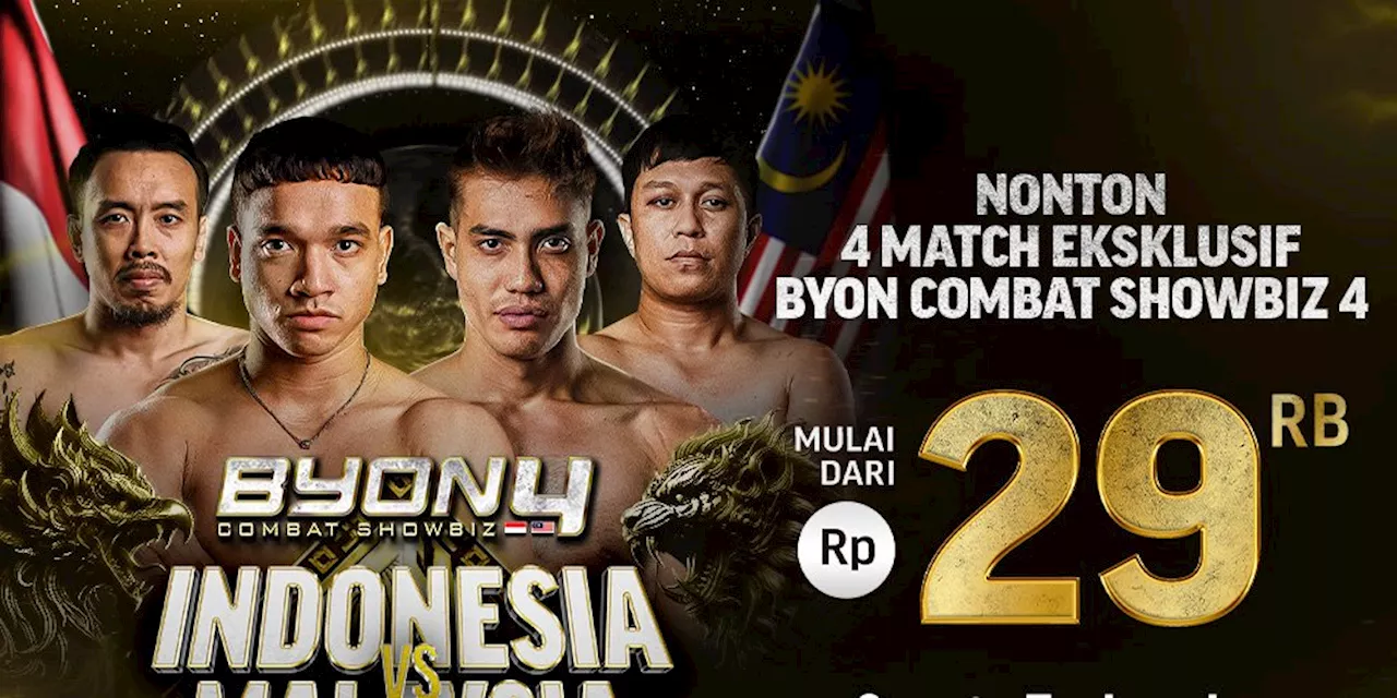 Duel Penuh Ketegangan! Felmy Sumaehe Kalahkan Petinju Australia di Byon Combat Showbiz Vol.4