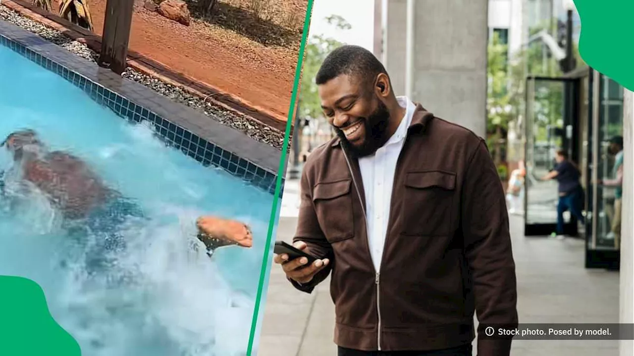 “We Watch, We Don’t Judge”: SA Cracks Jokes at Man’s Hilarious Swimming Attempt