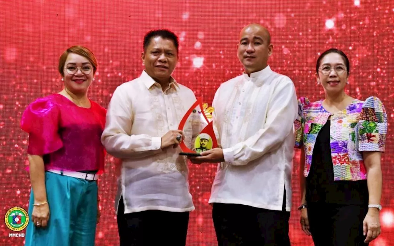 Okada Manila honored with DOH Award for blood donation efforts