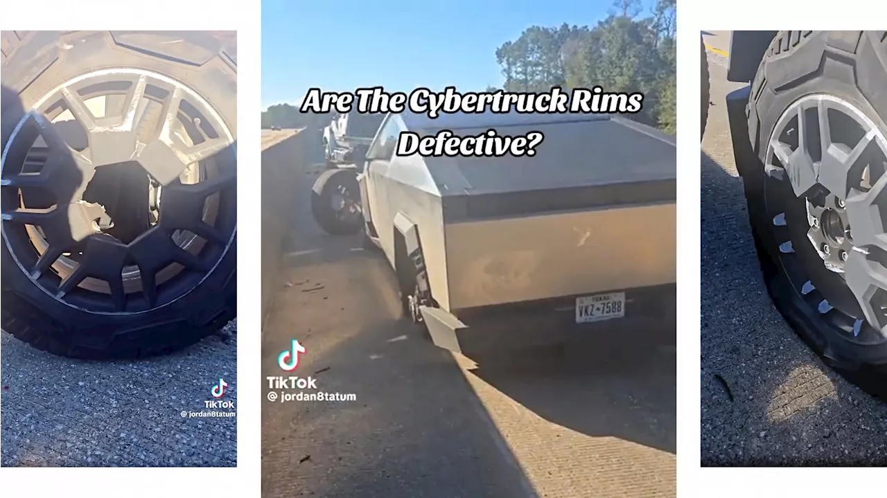 Cybertruck Wheels Snap Off Like Twigs In Bizarre TikTok Video