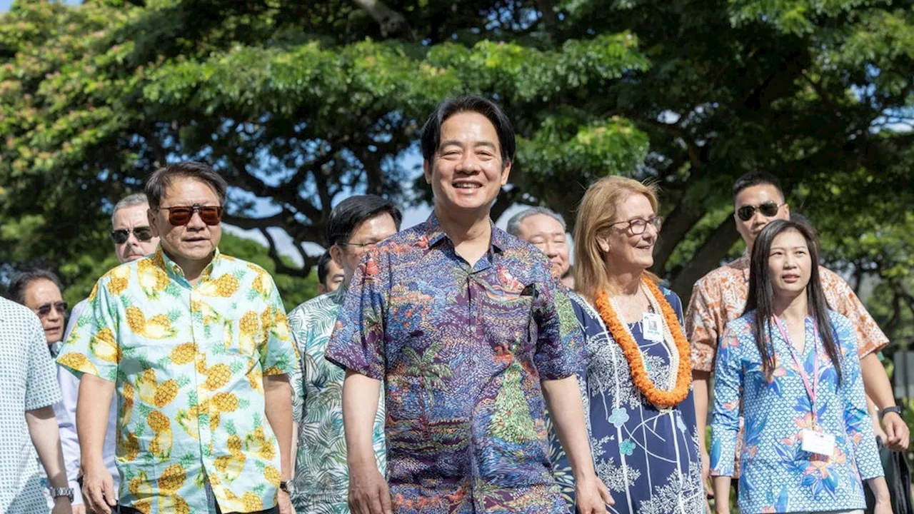 TAIWANS PRESIDENT LAI TING-CHE BESÖKER HAWAII – PENGING RASAR