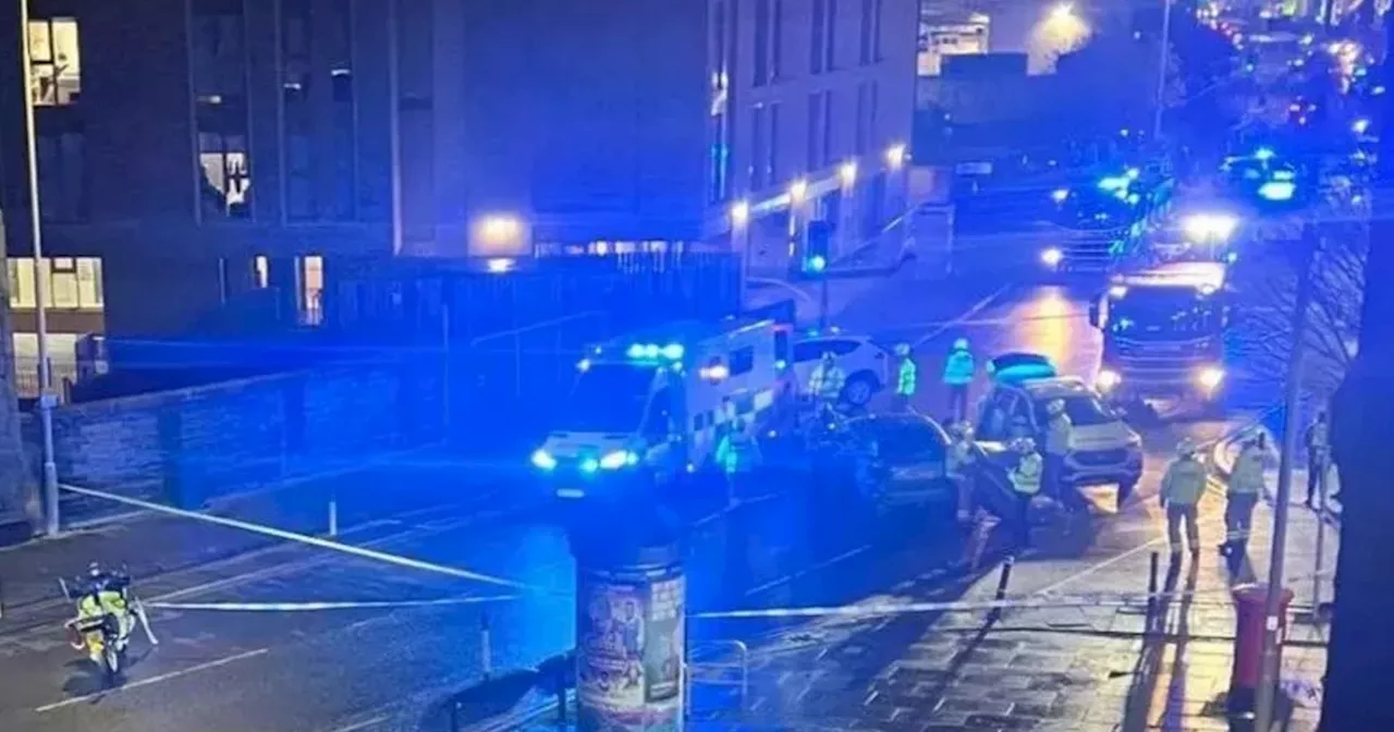 Man, 20, dies after being hit by Volvo 4x4 on Edinburgh street