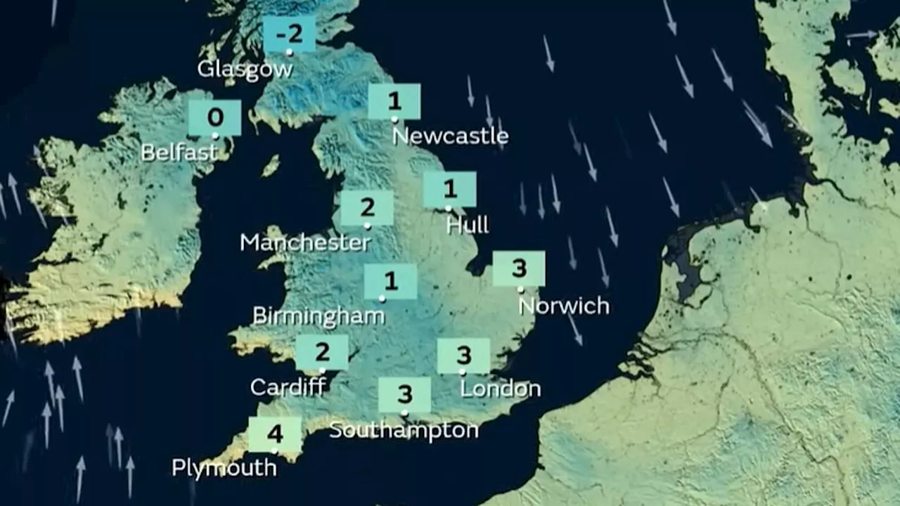 Arctic Air to Bring Freezing Temperatures and Snow Across the UK