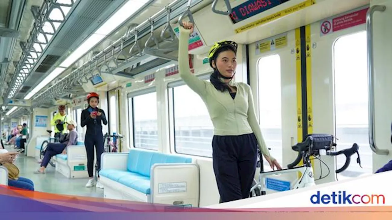 LRT Jabodebek Uji Coba Sepeda Dibawa Masuk Kereta Akhir Pekan Ini