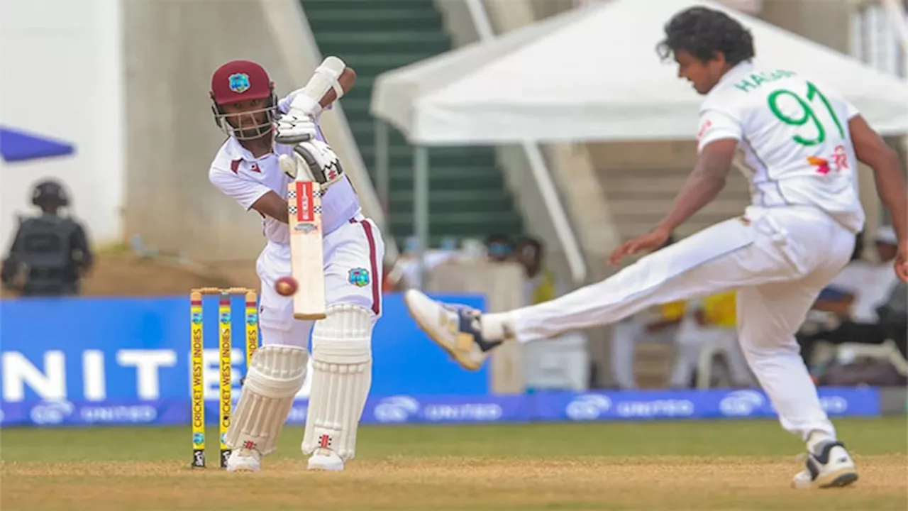 West Indies Second-Wicket Pair Safely Navigates To 70-1 Against Bangladesh