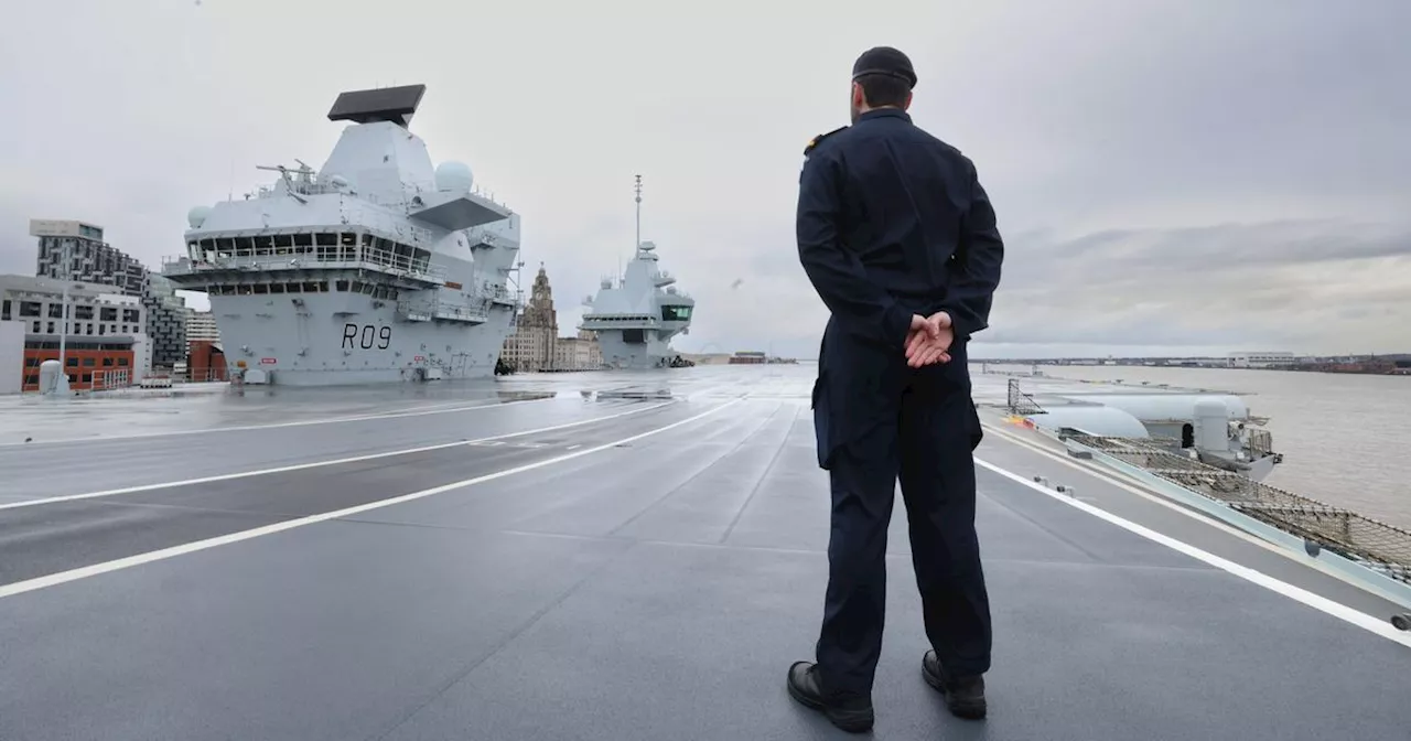 22 stunning pictures from tour of huge HMS Prince of Wales