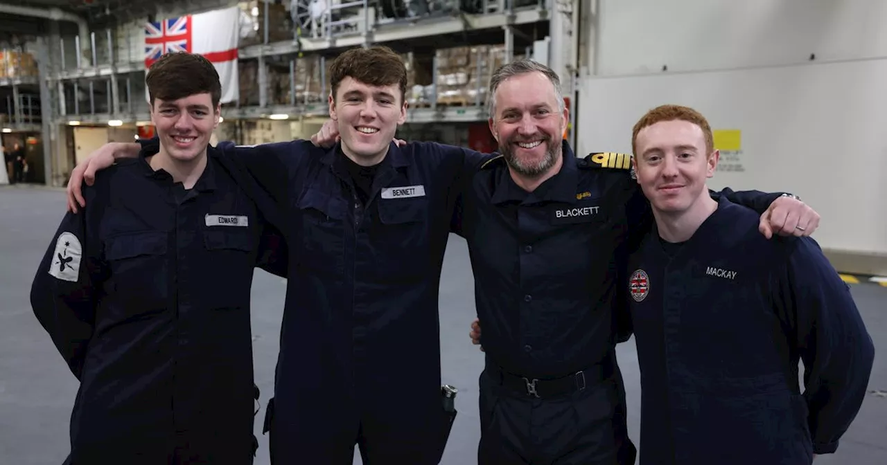 'Once in a lifetime moment' as Scousers on huge HMS Prince of Wales 'made up' to be home