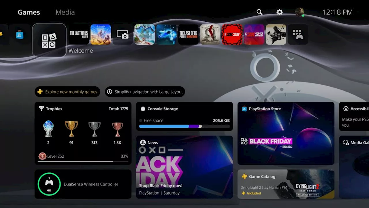 PS5 anniversary update adds themes for each generation of the PlayStation