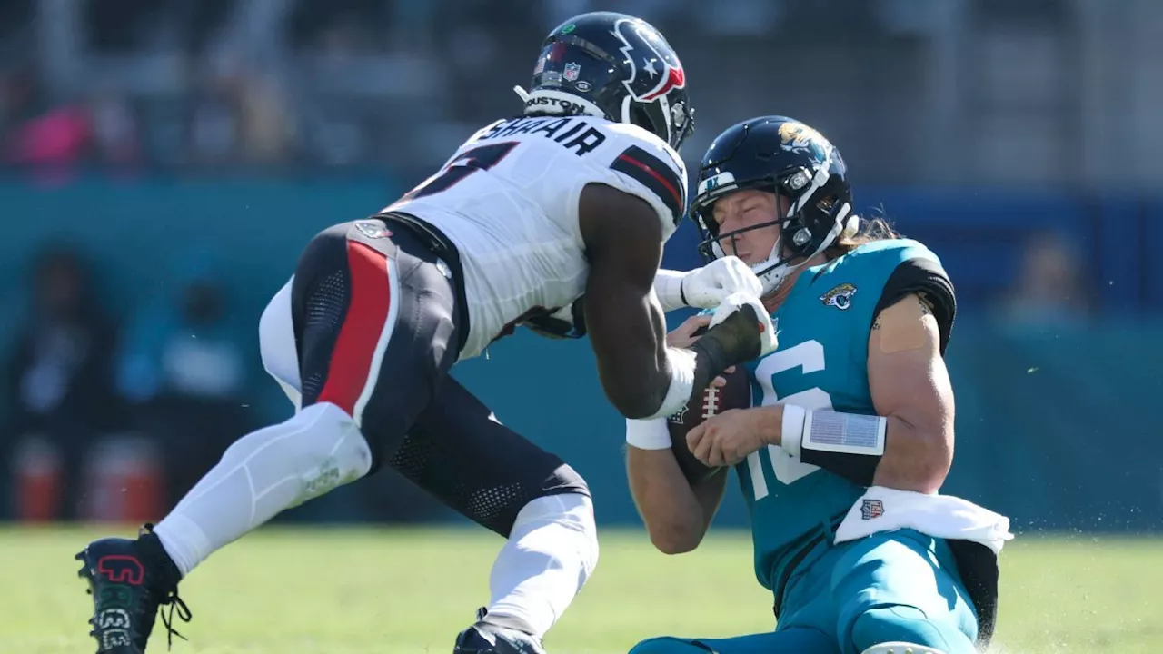 Texans' Azeez Al-Shaair apologizes for hit on Trevor Lawrence