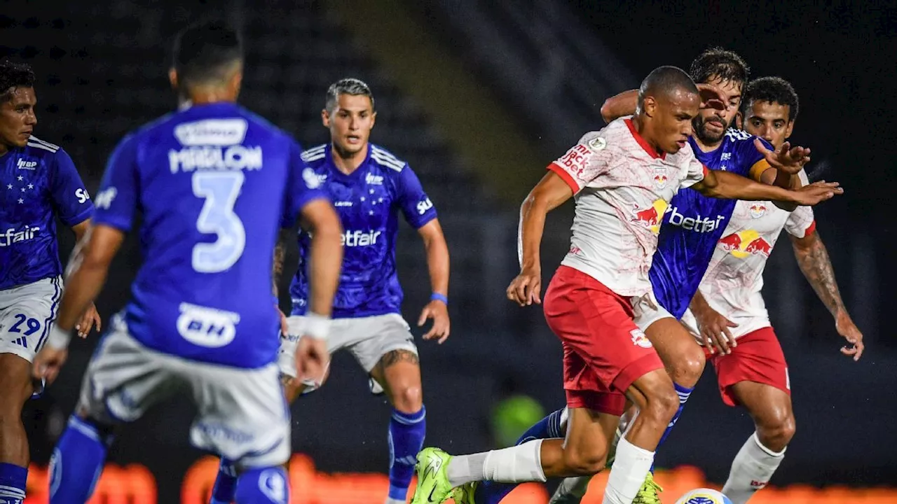 Cruzeiro busca empate contra Bragantino, mas perde 8° lugar para Corinthians