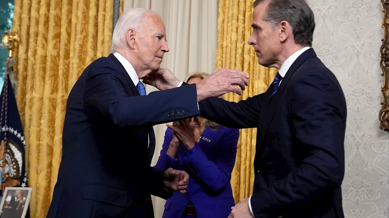 President Biden pardons son Hunter Biden