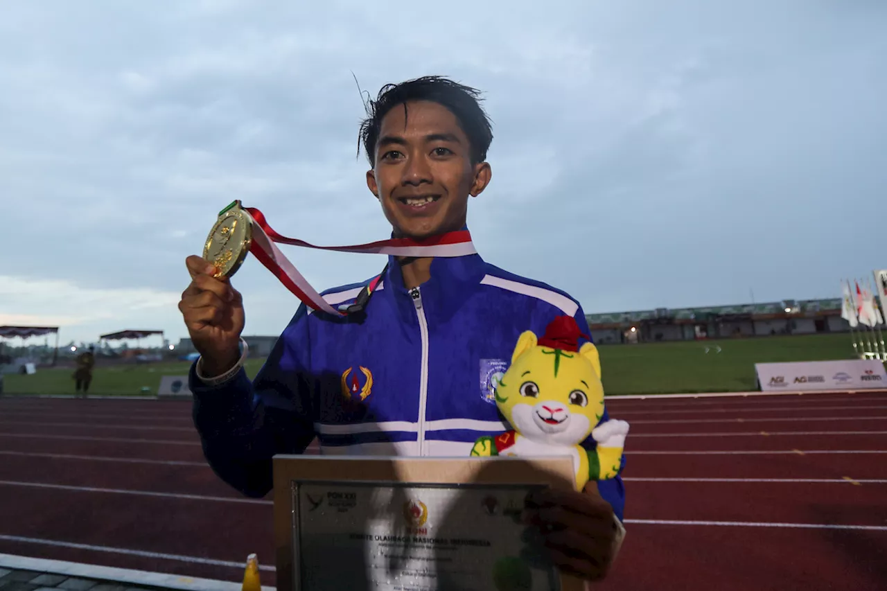 Robi Syianturi di Puncak Lari Maraton Indonesia